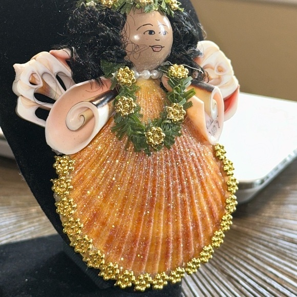 Maui Strong 2007 Hawaiian Native Christmas Ornament from local beach shell - Picture 8 of 8